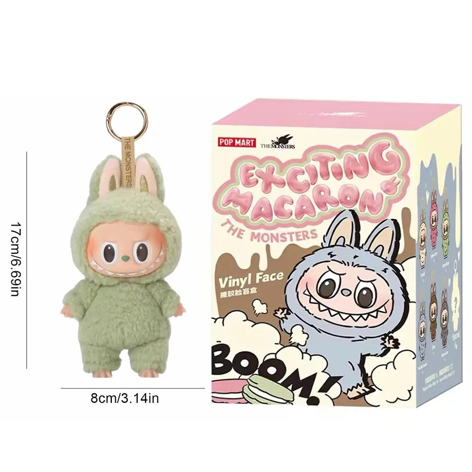 Popmart Labubu The Monsters Lisa Seme Heart Macarrr Vinyl Base Series Trendy Toy Decorations Birthday Gifts