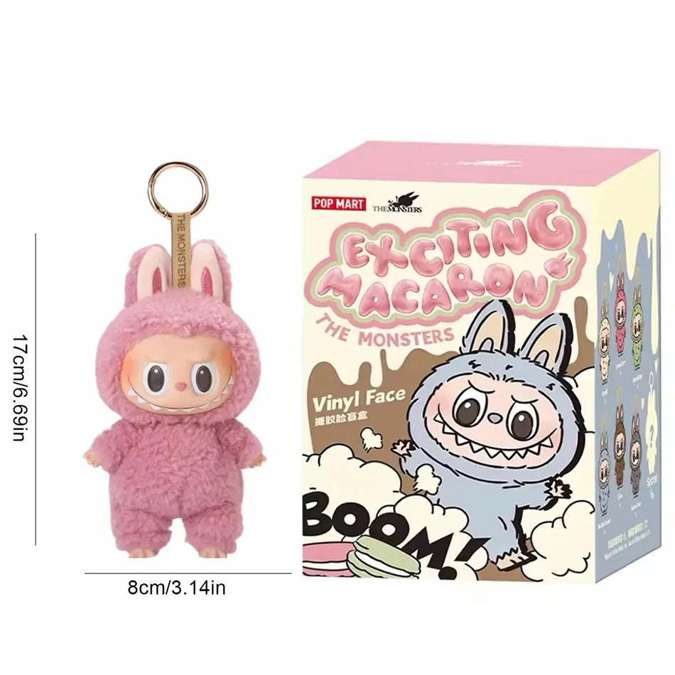 Popmart Labubu The Monsters Lisa Seme Heart Macarrr Vinyl Base Series Trendy Toy Decorations Birthday Gifts