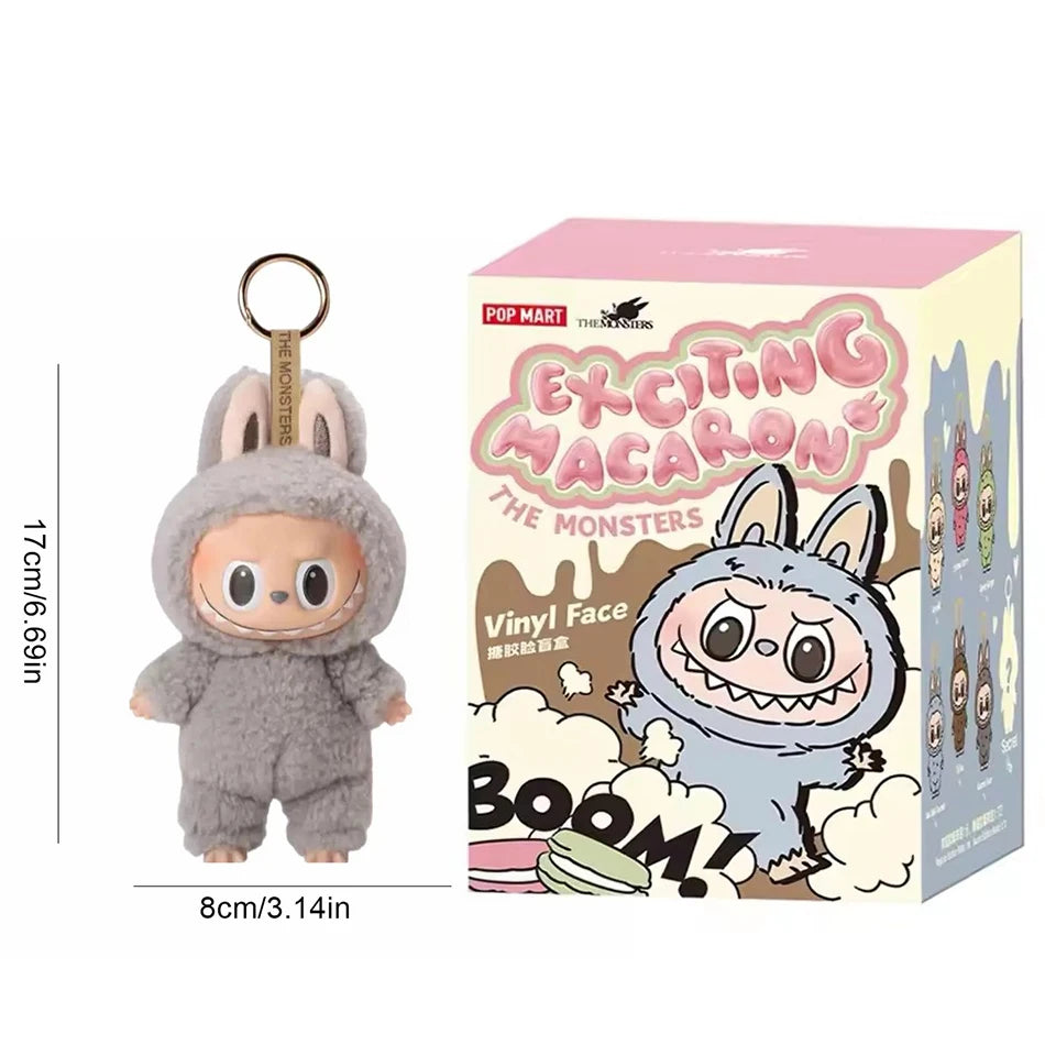 Popmart Labubu The Monsters Lisa Seme Heart Macarrr Vinyl Base Series Trendy Toy Decorations Birthday Gifts