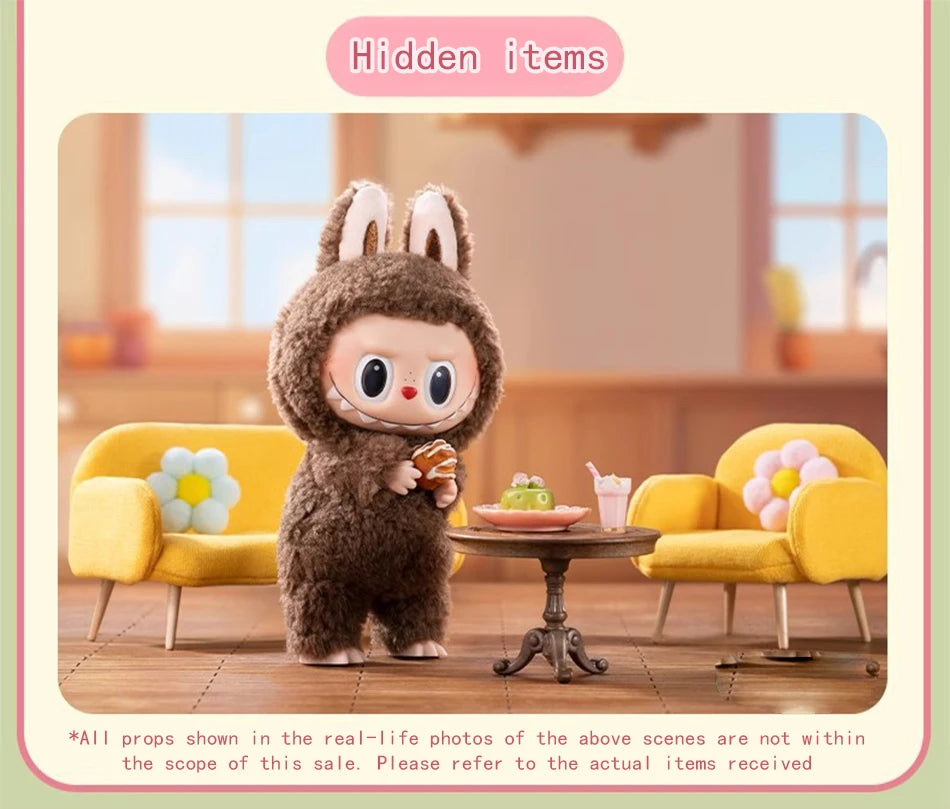 Popmart Labubu The Monsters Lisa Seme Heart Macarrr Vinyl Base Series Trendy Toy Decorations Birthday Gifts