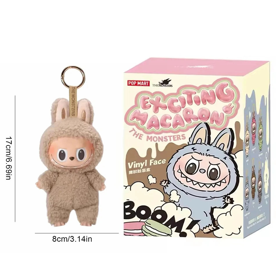 Popmart Labubu The Monsters Lisa Seme Heart Macarrr Vinyl Base Series Trendy Toy Decorations Birthday Gifts