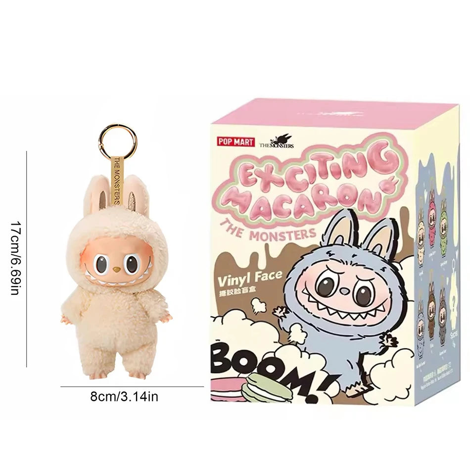 Popmart Labubu The Monsters Lisa Seme Heart Macarrr Vinyl Base Series Trendy Toy Decorations Birthday Gifts